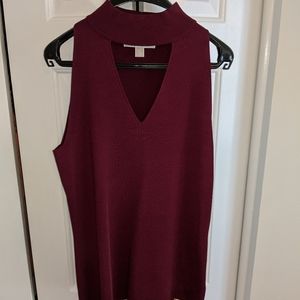 MICHAEL Michael Kors Key-hole Sleeveless Top